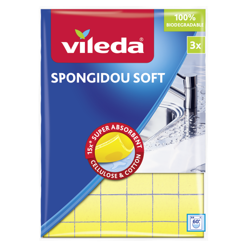 Vileda Sponge Cloth 3 pc