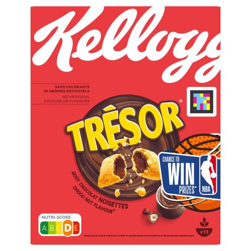 Kellogg's, Tresor, Céréales, Chocolat-Noisettes, 1 kg