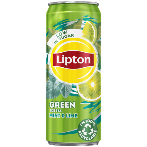 LIPTON ICE TEA - LEMON, PEACH, GREEN TEA SLEEK ,Mint & Lime FLAVOURS Drink  500ml