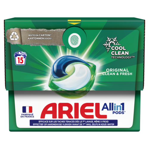 Ariel Pods + Touch of Lenor - Unstoppables - 224 lavages - Pack